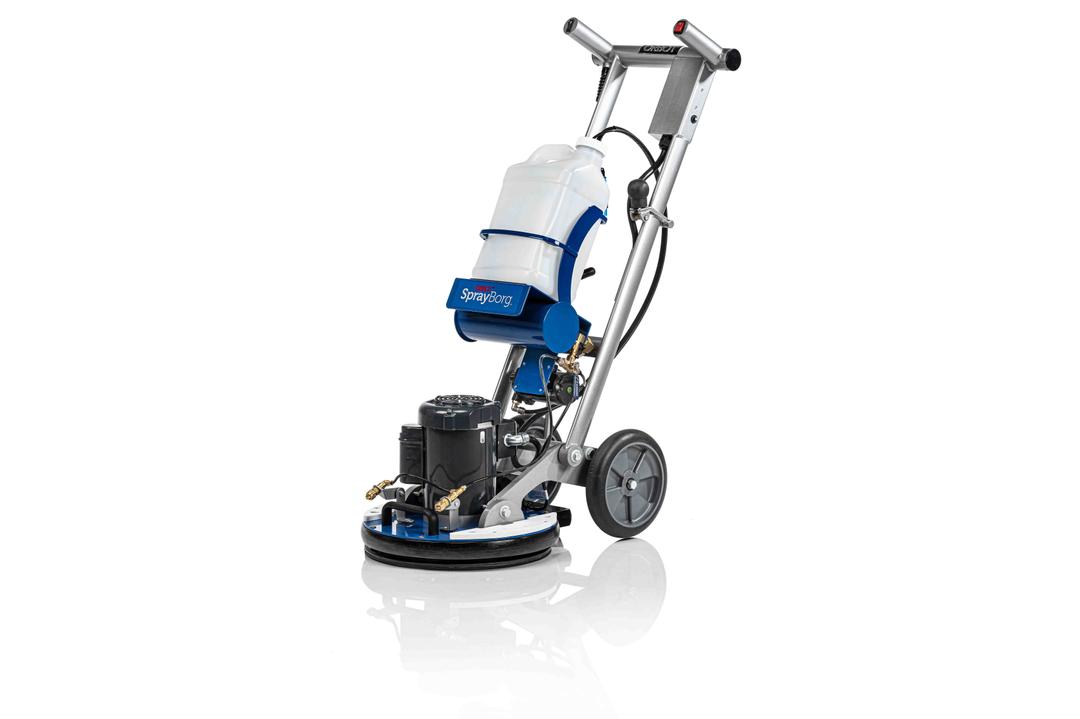 Orbot Sprayborg Floor Cleaning Machine - rotary floor scrubber