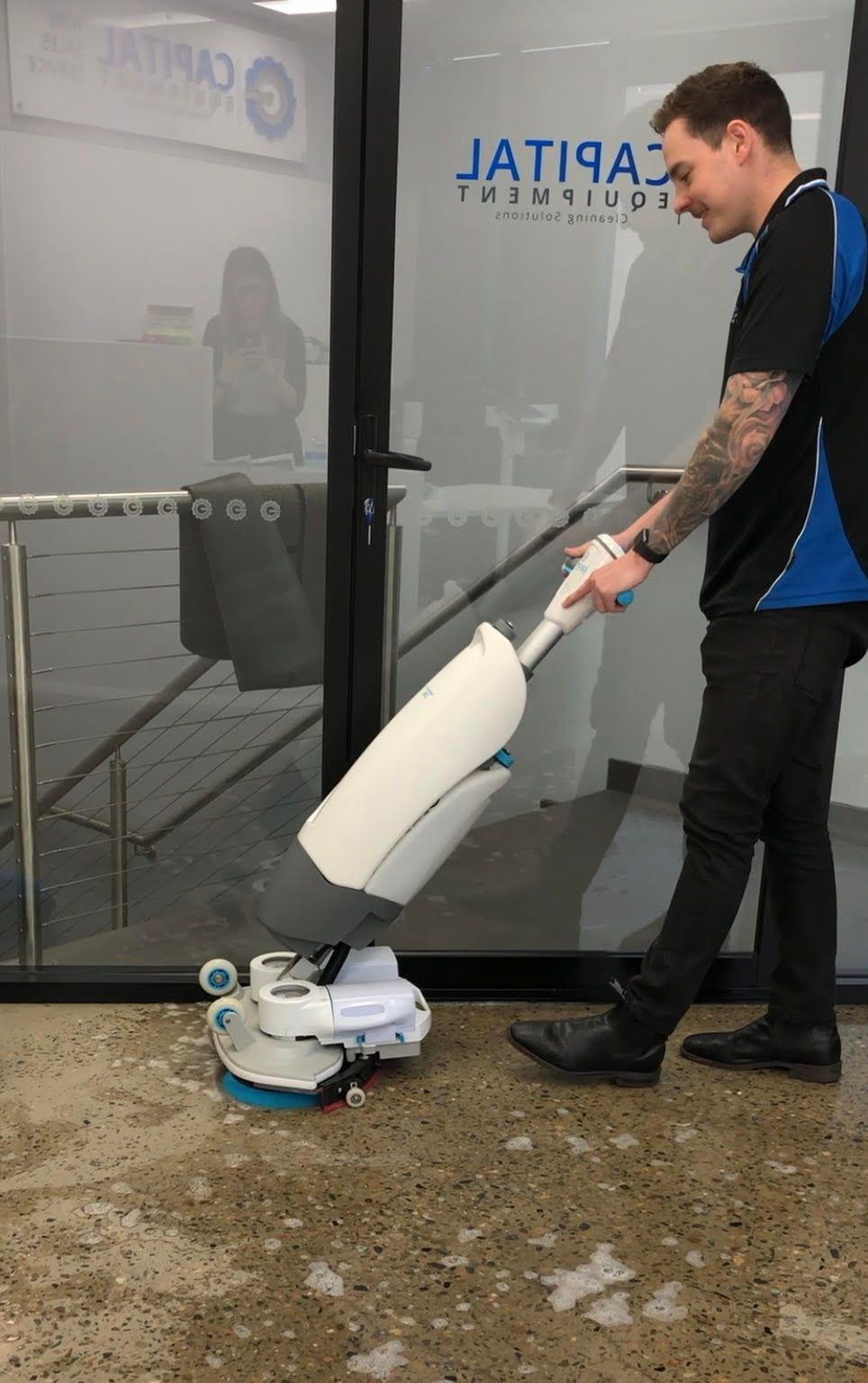 capital equipment cleaning with i-mop